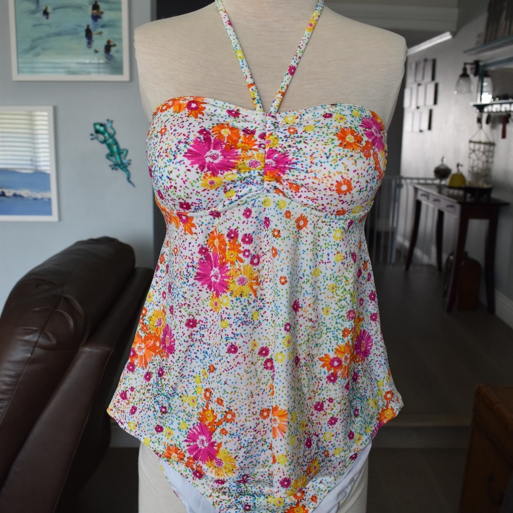Billabong Floral Tankini, Small